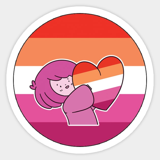 Lesbian Sticker by lanaflowerz